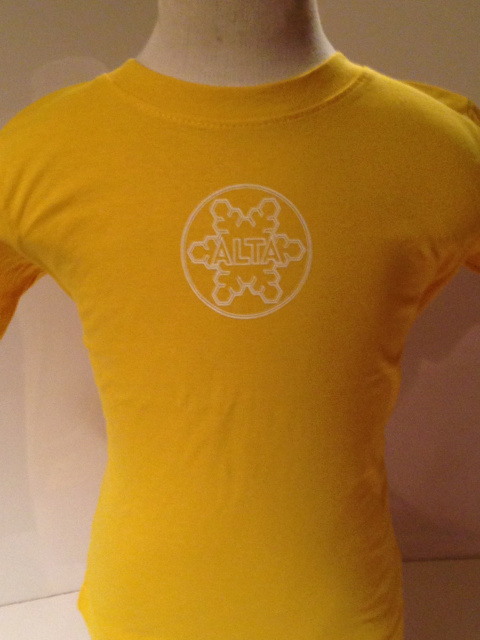 Yellow Alta Baby Snowflake T-Shirt